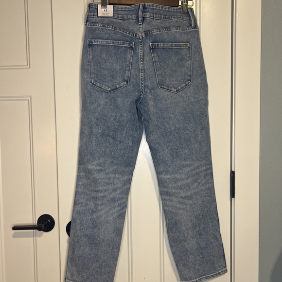 White House Black Market Jeans Women's Size 6 High Rise Straight Sculpt Crop - Picture 5 of 7